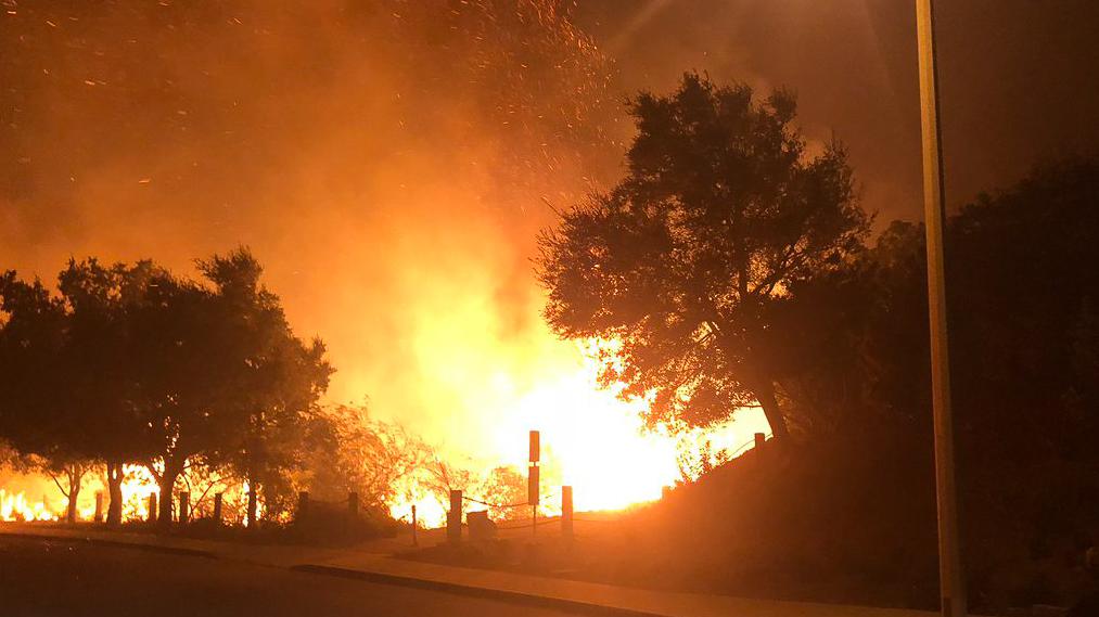 Schlimme Szenen in Kalifornien: Die Feuerwehren kämpfen im Dauereinsatz gegen heftige Waldbrände im gesamten Bundesstaat.