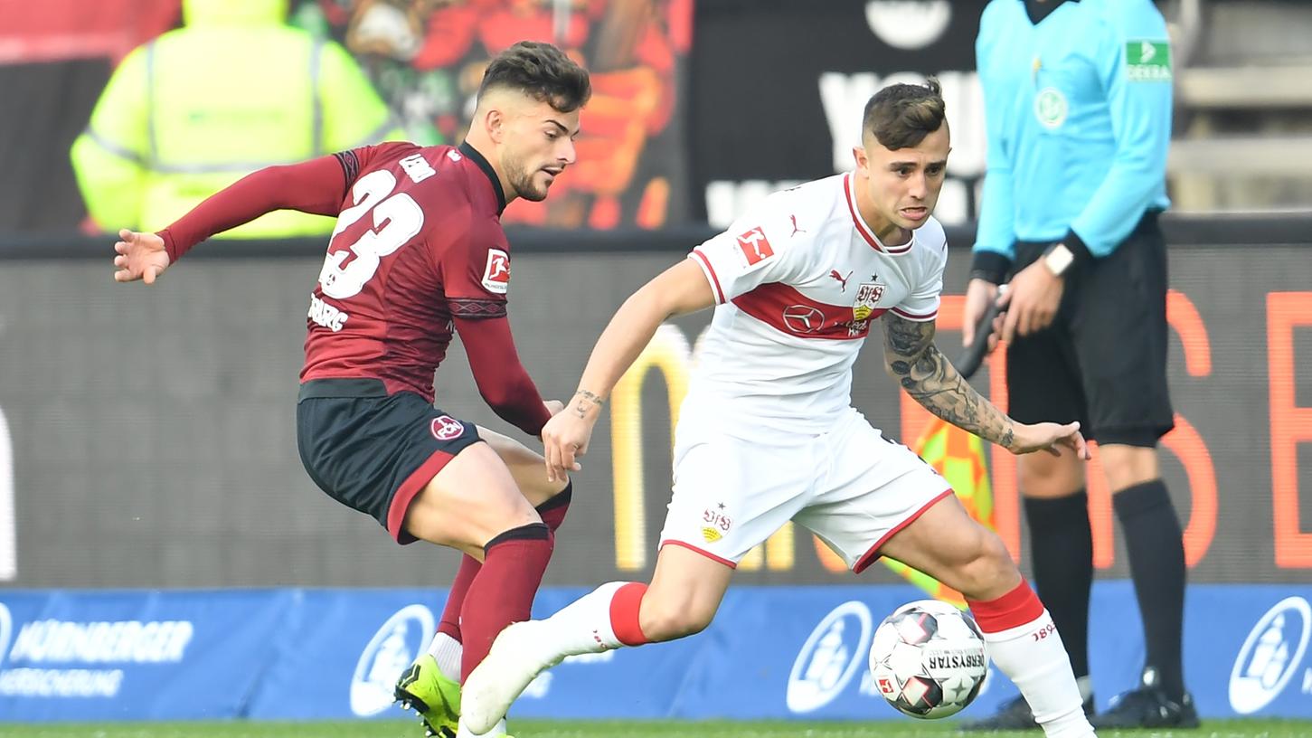 Auch das Engagement seines Teams gegen die Schwaben kritisierte FCN-Verteidiger Tim Leibold. Auch das Engagement seines Teams gegen die Schwaben kritisierte FCN-Verteidiger Tim Leibold.