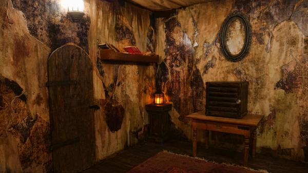 Ziemlich blutrünstig wird es für die Teilnehmer dieses Spiels: Der Mord an vier Mönchen im italienischen Mittelalter muss aufgeklärt werden. Frauen werden als Hexen verurteilt und verbrannt und unschuldige Mönche gefoltert, nur, um dem Volk Schuldige zu liefern. Sie aber begeben sich in eine geheime Kloster-Bücherei, während der Bibliothekar sie für eine Stunde verlässt. Dort suchen Sie nach Hinweisen auf den wahren Mörder... Dieser Raum ist spielbar für zwei bis sechs Personen, das Mindestspielalter beträgt 16 Jahre (14 in Begleitung eines Erziehungsberechtigten). Der mittel bis schwere Raum kostet zwischen 96 und 162 Euro. Öffnungszeiten und Details gibt es auf der Homepage.