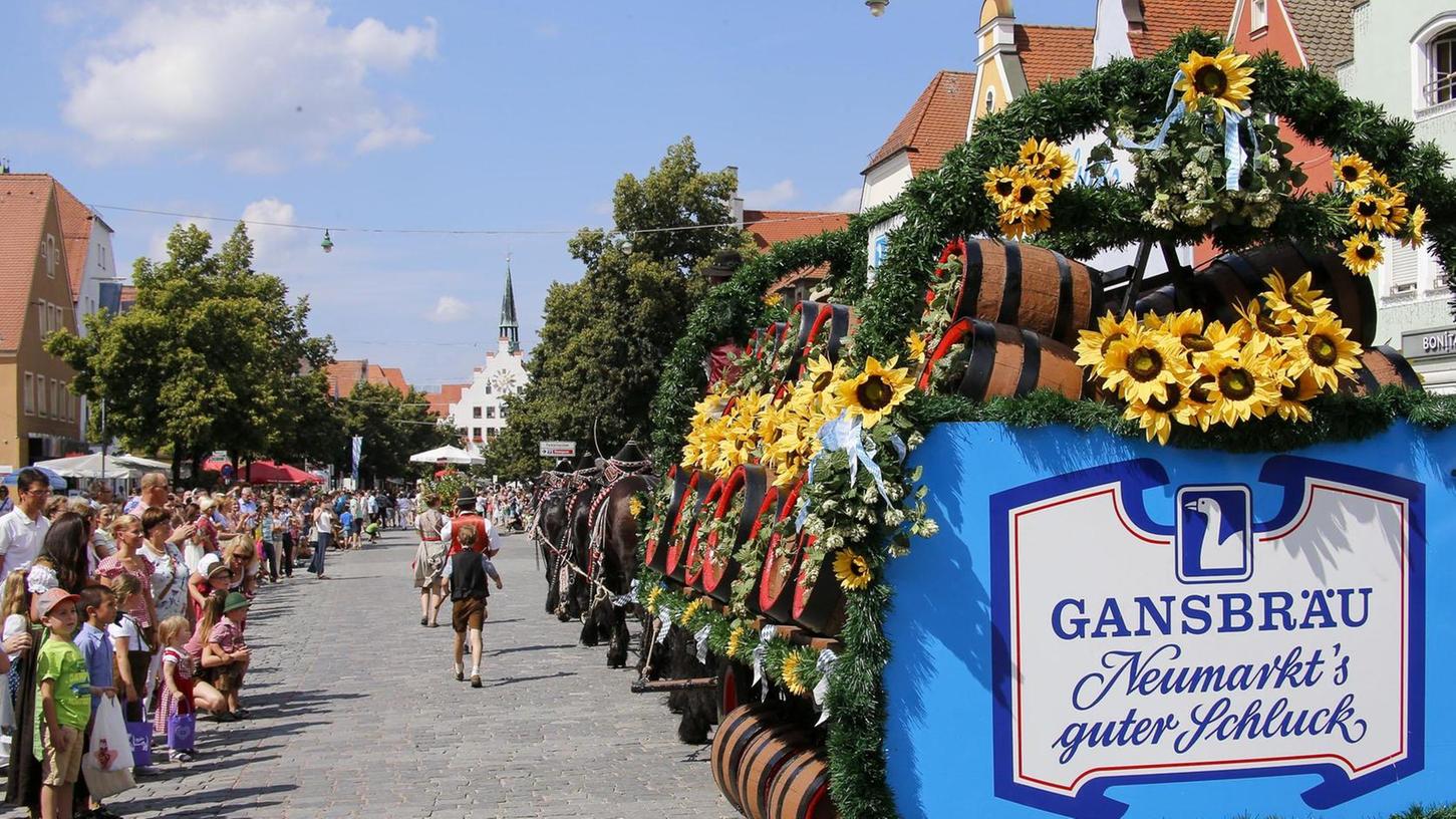 Beim Juravolksfest 2019  fließt Gansl-Bier
