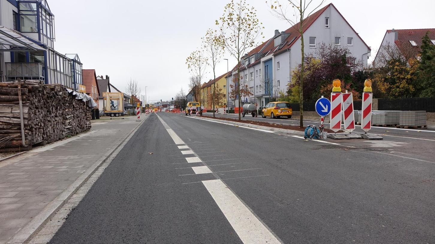 Regensburger Straße: Bauarbeiten stehen vor Abschluss