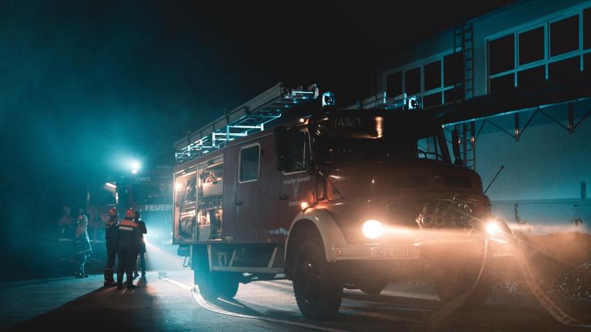 Junge Feuerwehrler proben in Schwabach den Ernstfall