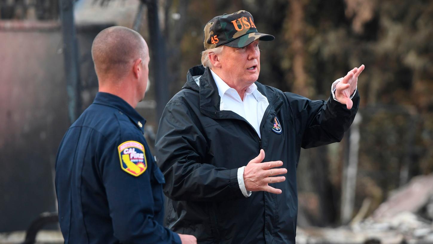 Trump im Waldbrandgebiet: Der Präsident der Ignoranz