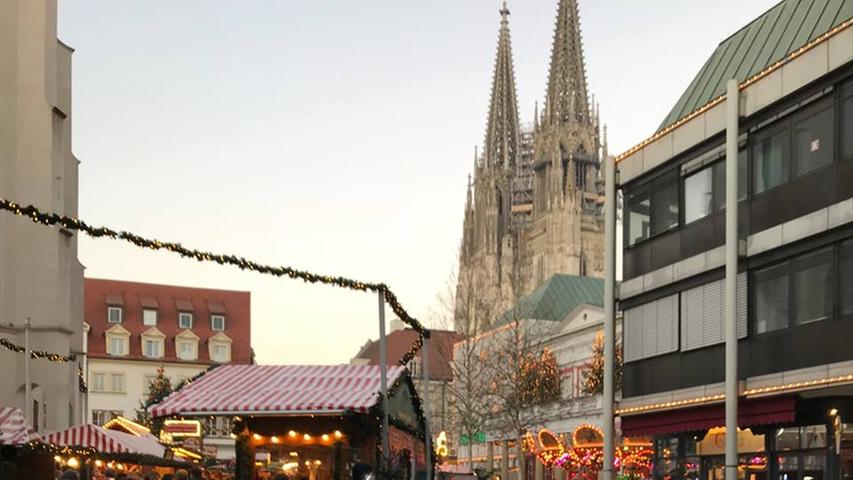 Vor dem Nürnberger Christkindlesmarkt liegen auch die Namensvetter aus Regensburg (bundesweit Platz 18; Bewertung: 4,49),...