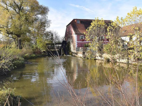 Die Mühle in Mühlhausen gilt als eine der ältesten und schönsten Wassermühlen in Nordbayern. Künstler Rudolf Schoepke kann daher nicht nachvollziehen, warum der Mühlenbesitzer nicht besser unterstützt wird.
