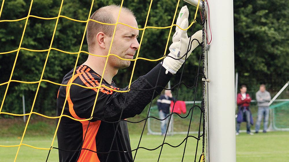 Wechselt auf den Hahnenkamm: Rico Langhof (hier noch als Torwart der TSG Solnhofen) trainiert ab Juli 2019 die SG Heidenheim. Wechselt auf den Hahnenkamm: Rico Langhof (hier noch als Torwart der TSG Solnhofen) trainiert ab Juli 2019 die SG Heidenheim.
