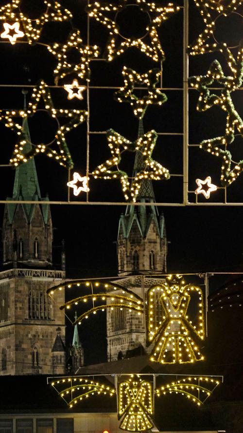 Lichter überall: So erhellt Weihnachtsbeleuchtung Nürnberg