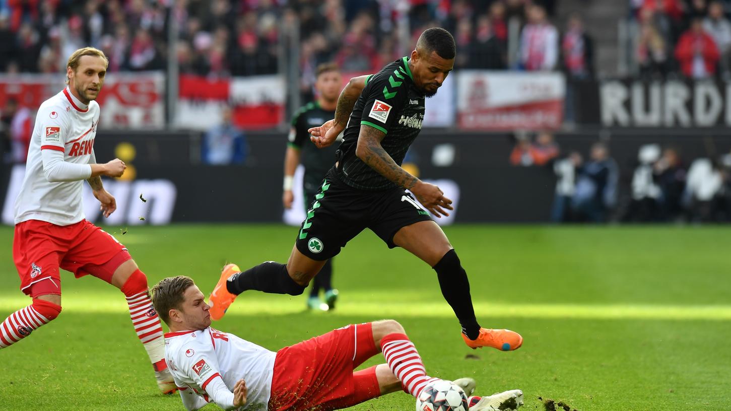 Daniel Keita-Ruel kann der Kleeblatt-Offensive in der Rückrunde gegen Tabellenführer Köln nicht mit Toren dienen.
