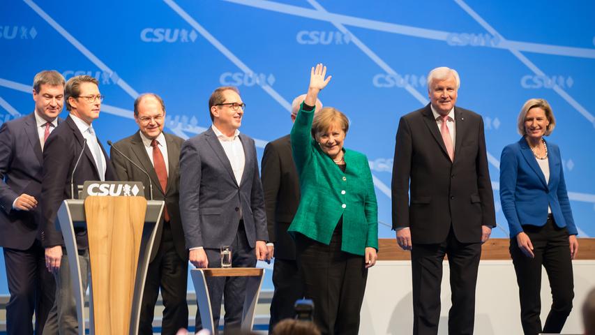2017 besuchte Merkel Nürnberg gleich drei Mal. Ihr letzter Besuch war im Dezember zum Parteitag der CSU.