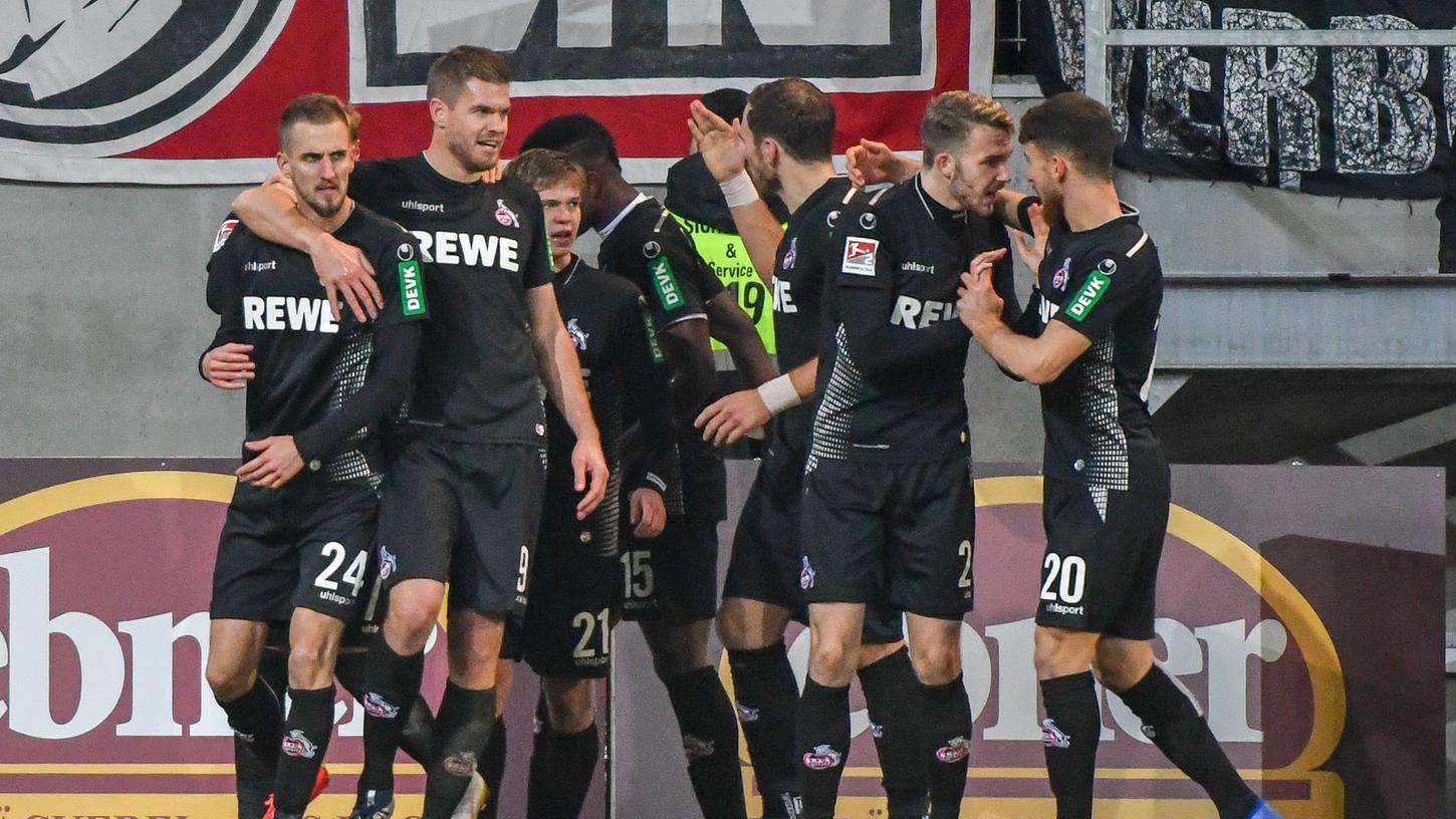 Der 1. FC Köln ist nach dem Sieg in Regensburg weiter auf Bundesligakurs.