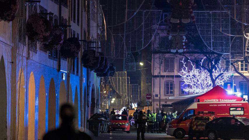 Drei Tote: Terroranschlag auf Straßburger Weihnachtsmarkt
