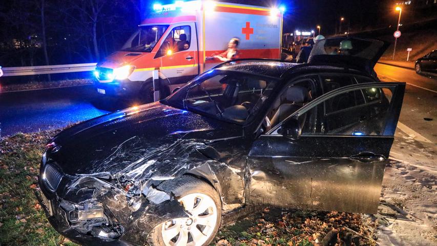 Schwerer Unfall nahe Bamberg: Mehrere Personen verletzt