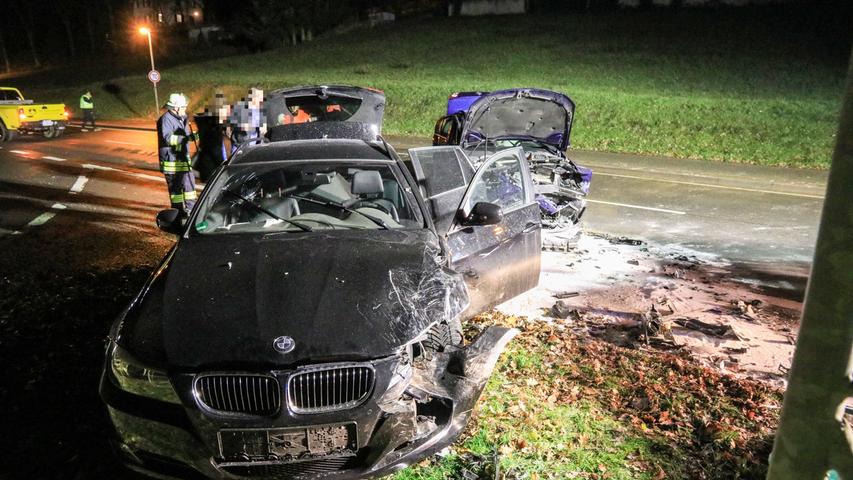 Schwerer Unfall nahe Bamberg: Mehrere Personen verletzt