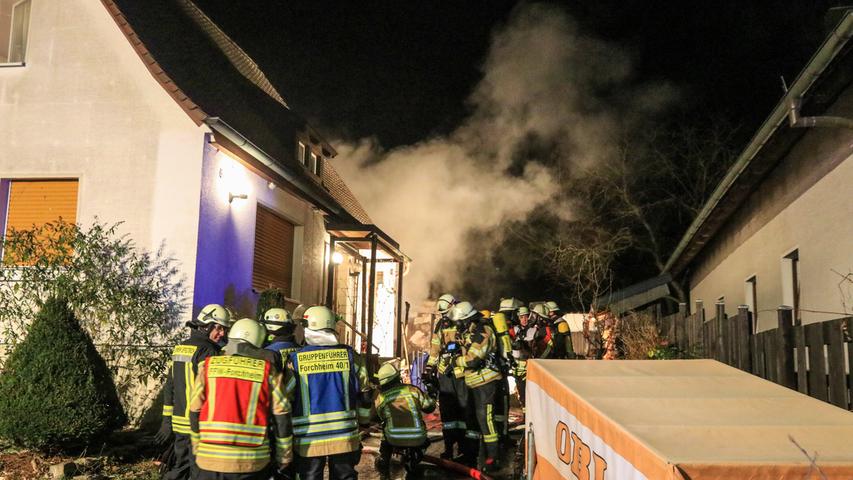Alarm in Kersbach: Wohnhaus-Anbau geht in Flammen auf
