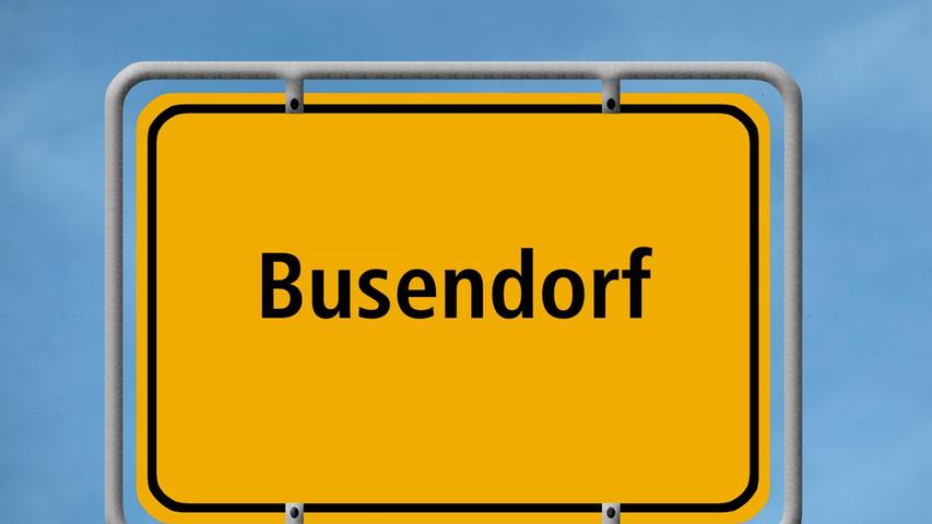 Busendorf wird als "Bunselesdorf" erstmals um 800 in den Traditionen des Klosters Fulda erwähnt. Über den Namen Busendorf weiß das Staatsarchiv zu berichten, dass sehr wahrscheinlich der erste Siedler Bouzzo geheißen haben soll. Nach anderer Überlieferung aber soll der Name der eigentlichen Lage des Ortes entnommen sein: Er liegt nämlich an einem weit in das Itztal vorgeschobenen Landbusen. Busendorf ist ein Ortsteil des Marktes Rattelsdorf im oberfränkischen Landkreis Bamberg und hatte 2018 knapp über 100 Einwohner.