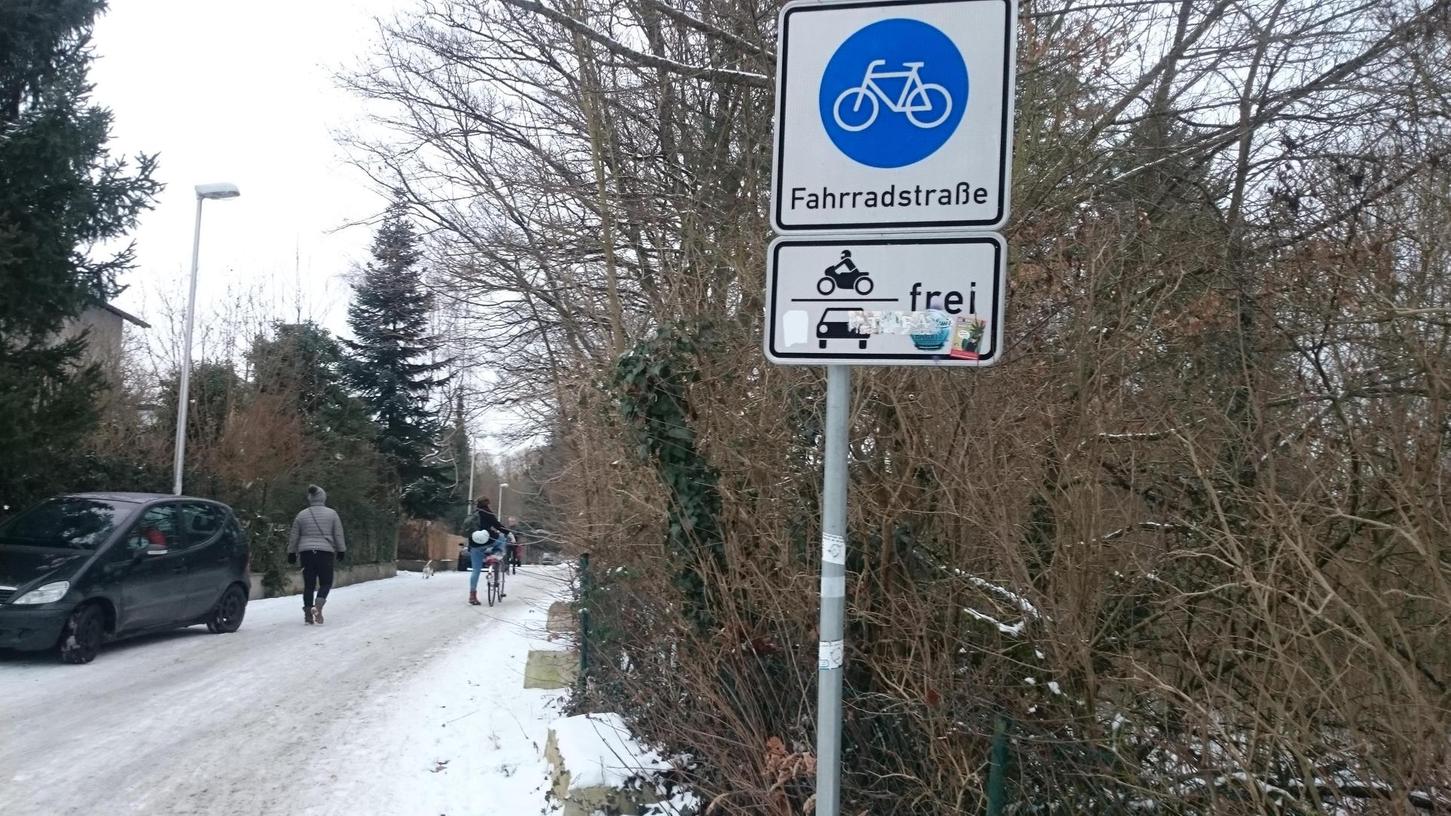 Winterdienst in der Fahrradstraße in Erlangen?