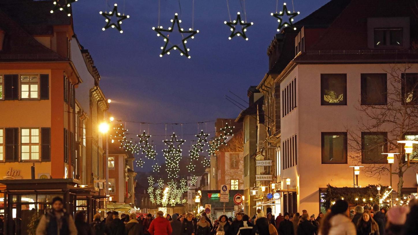Mit dem Weihnachtsgeschäft in Erlangen bis jetzt zufrieden