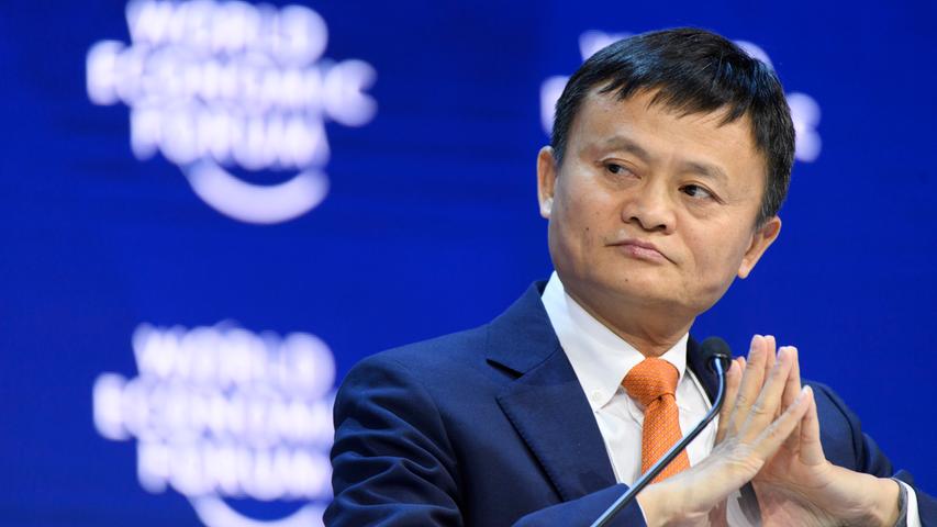 Alibaba ist das Amazon des Ostens - und die zweite chinesische Firma, die es in die Top Ten schafft. Gegründet wurde der Online-Versandhändler 1999 von dem früheren Lehrer Jack Ma (Foto).