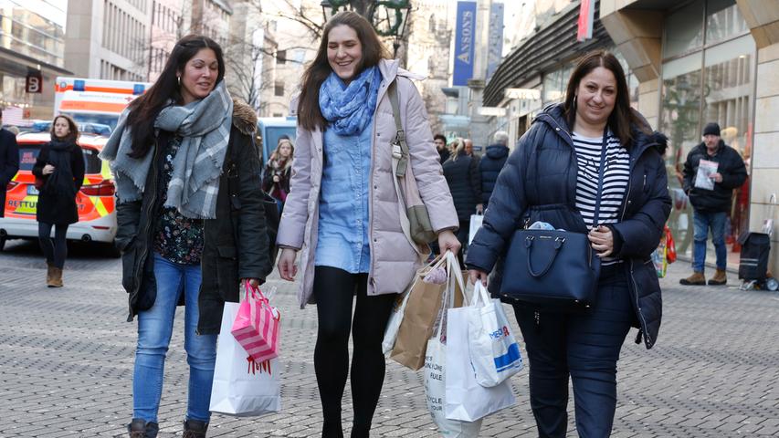 Samstag vor Weihnachten: Last-Minute-Shopping in Nürnberg