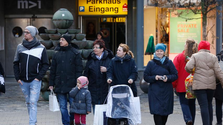 Samstag vor Weihnachten: Last-Minute-Shopping in Nürnberg