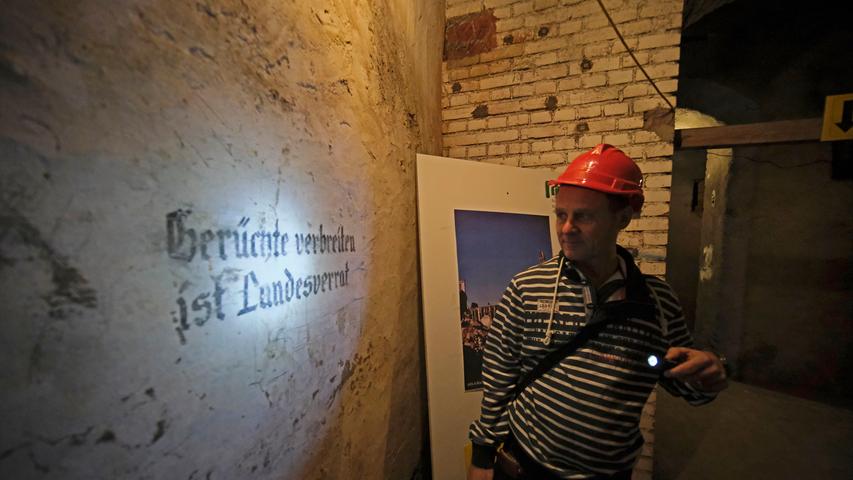 Exklusiver Rundgang: Das Gänge-Labyrinth im Nürnberger Panierskeller