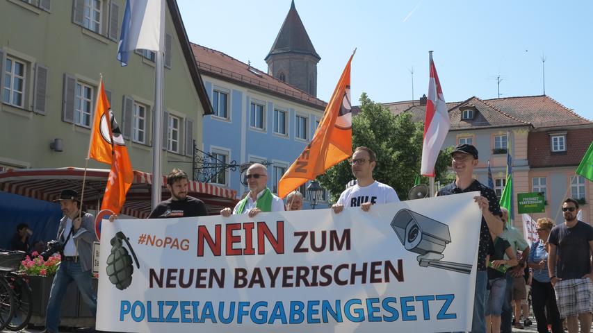 Das neue bayerische Polizeiaufgabengesetz findet auch in Gunzenhausen nicht nur Anhänger, sodass im Juni eine Demonstration dagegen stattfindet.