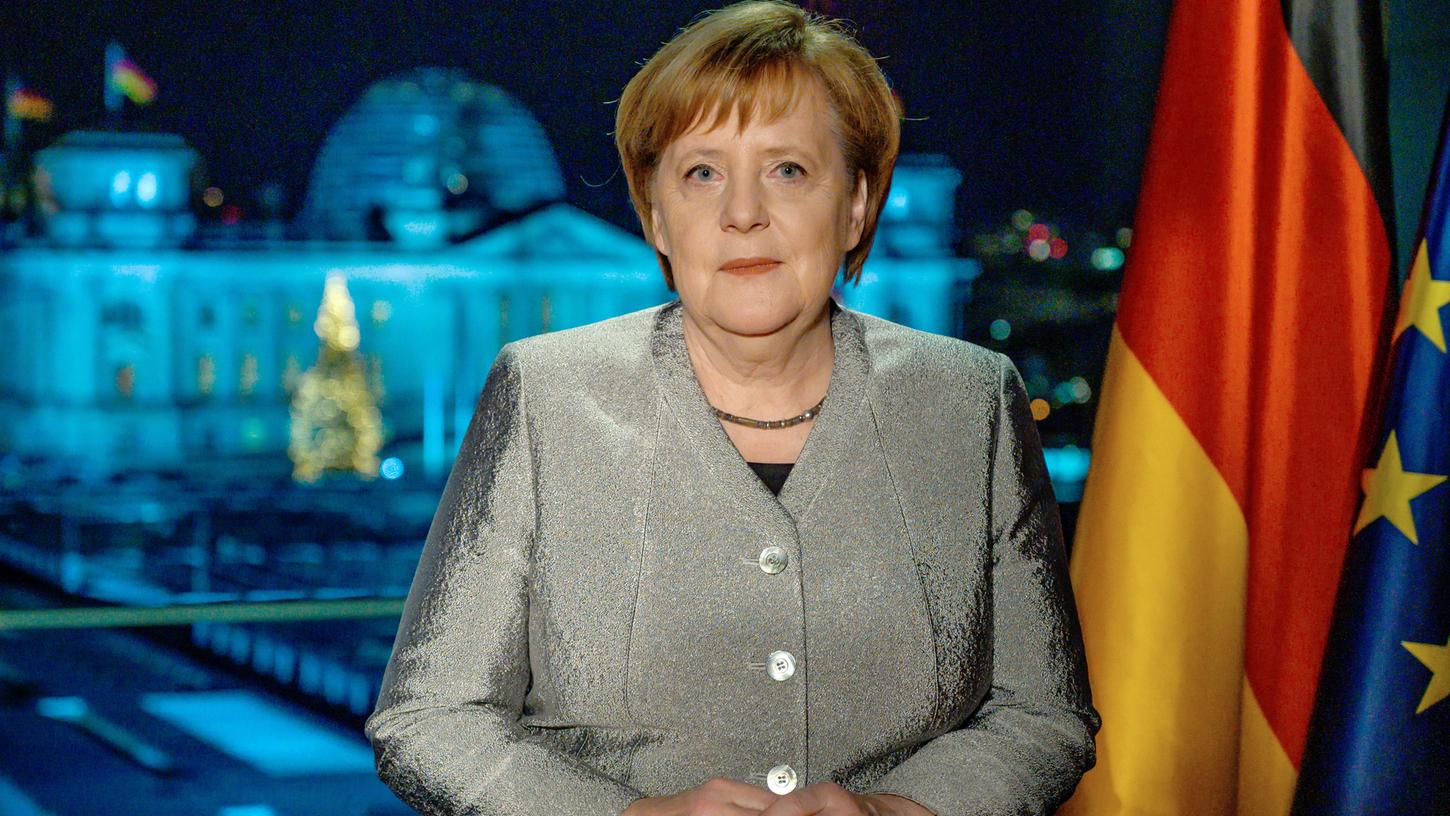 In ihrer Neujahrsansprache zeigte sich Bundeskanzlerin Angela Merkel auch selbstkritisch.