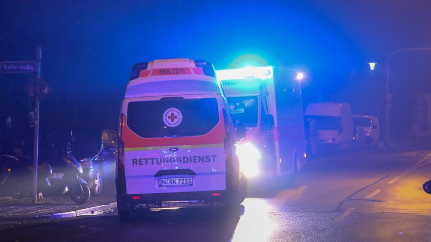 Keller in Brand: Sieben Personen in Nürnberg verletzt 