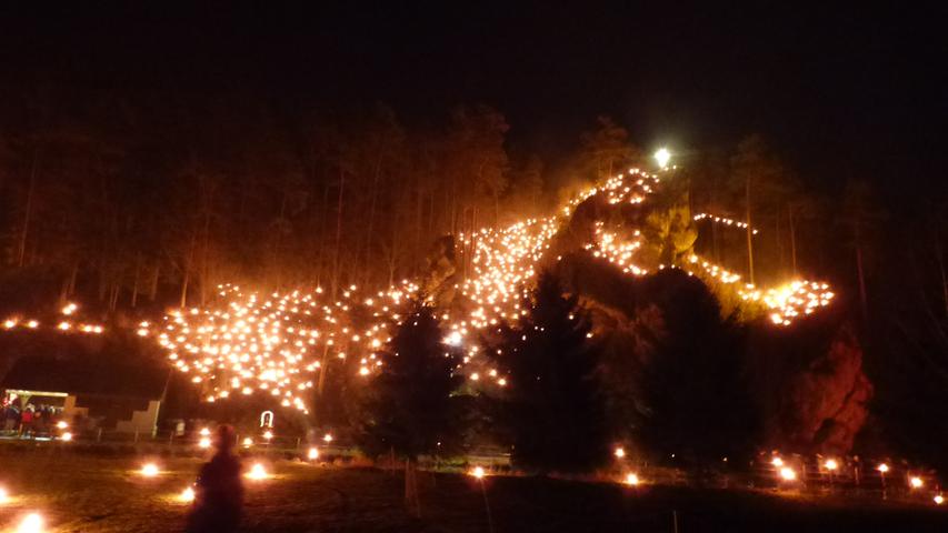 Lichterfest zu Silvester: So schön erstrahlte Nankendorf!