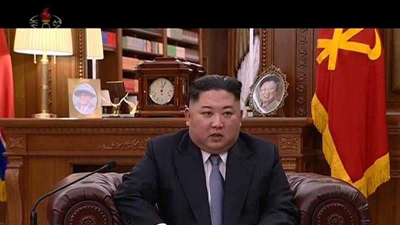 In seiner Neujahrsansprache irritierte Nordkoreas Machthaber Kim Jong Un Washington.