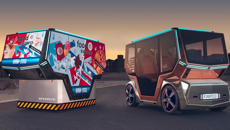 Rinspeed Micro Snap: Der Robo-Mini setzt sich aus Fahrgestell ( Rinspeed Micro Snap: Der Robo-Mini setzt sich aus Fahrgestell (
