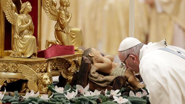 "Ach, wie sehr möchte ich eine arme Kirche und eine Kirche für die Armen!" (bei einer Begegnung mit Medienvertretern im März 2013, weniger Tage nach seiner Wahl zum 266. Papst)