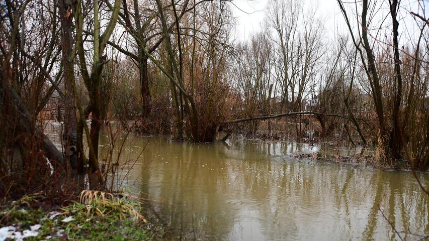 Erst fest, dann flüssig: Hochwasser im LGS-Park