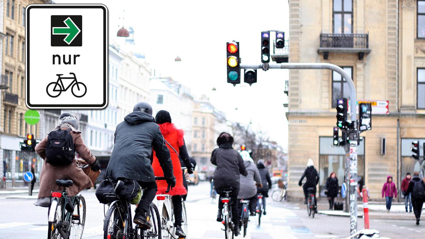 Die Beschilderung mit dem Zusatz "Nur Radverkehr" soll für mehr Sicherheit im Straßenverkehr sorgen.