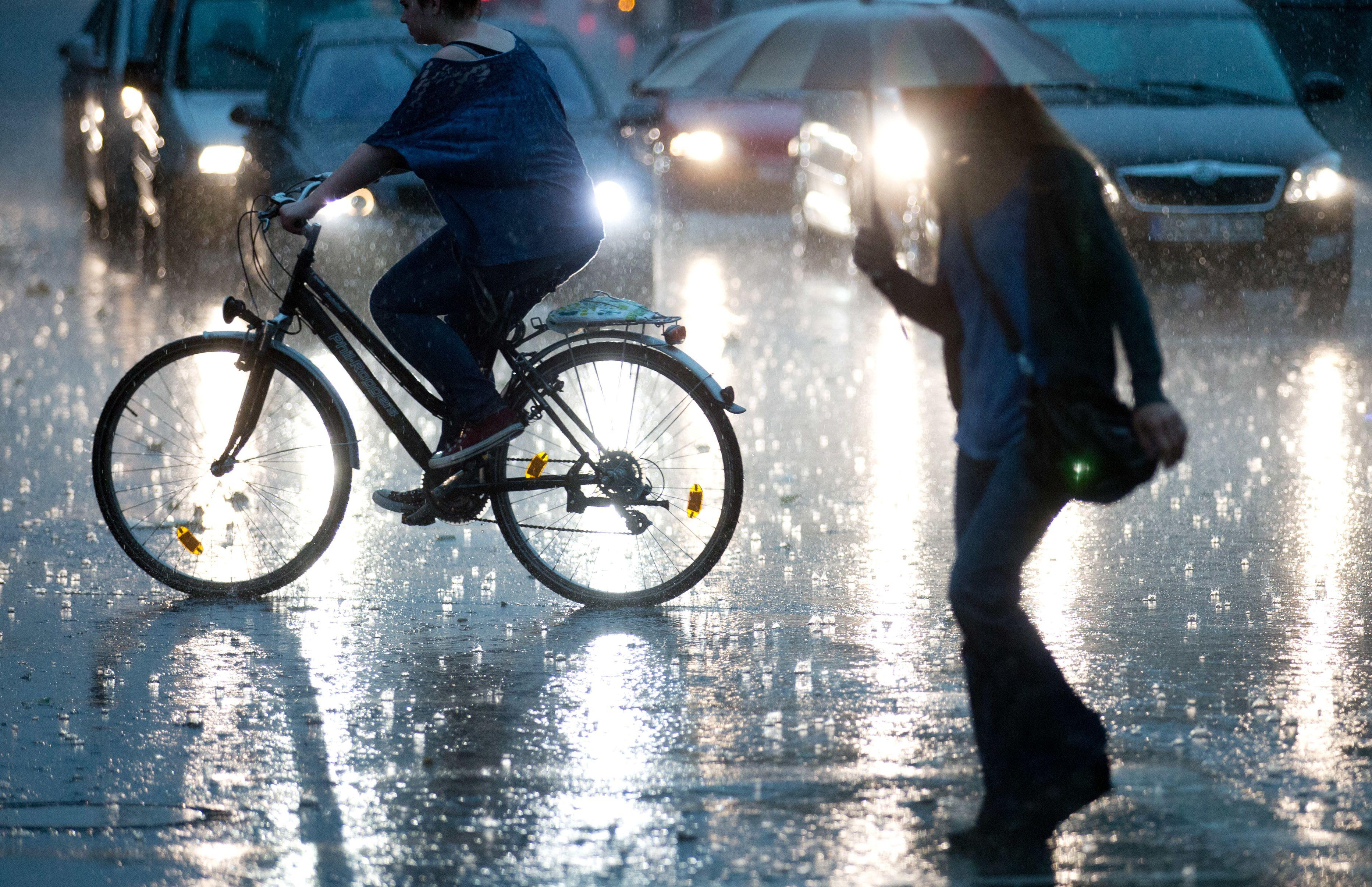 Fahrradfahren Bei Gewitter