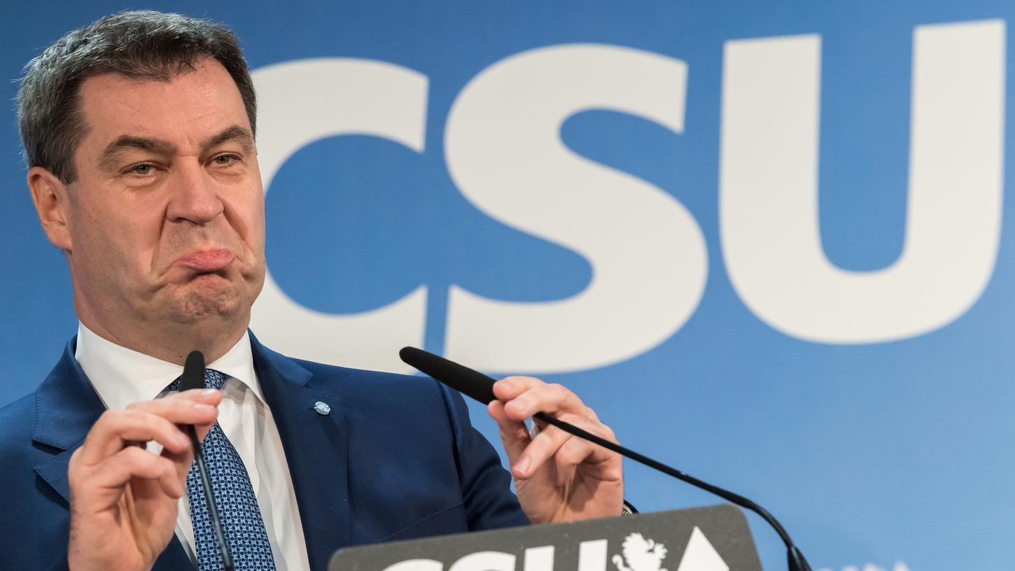Für Ministerpräsident Markus Söder ist die Umfrage des Bayerischen Rundfunks ein erstes Stimmungstest zur neuen schwarz-orangen Koalition.