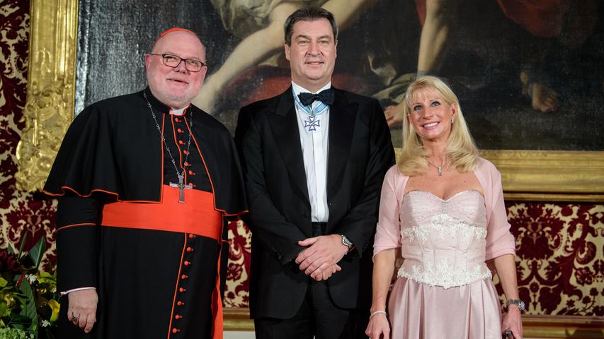 Mit Karin und Kardinal: Söder feiert Neujahrsempfang in der Residenz