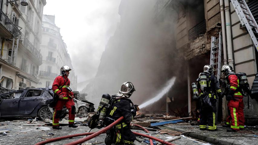 Mehrere Verletzte nach Explosion in Pariser Innenstadt
