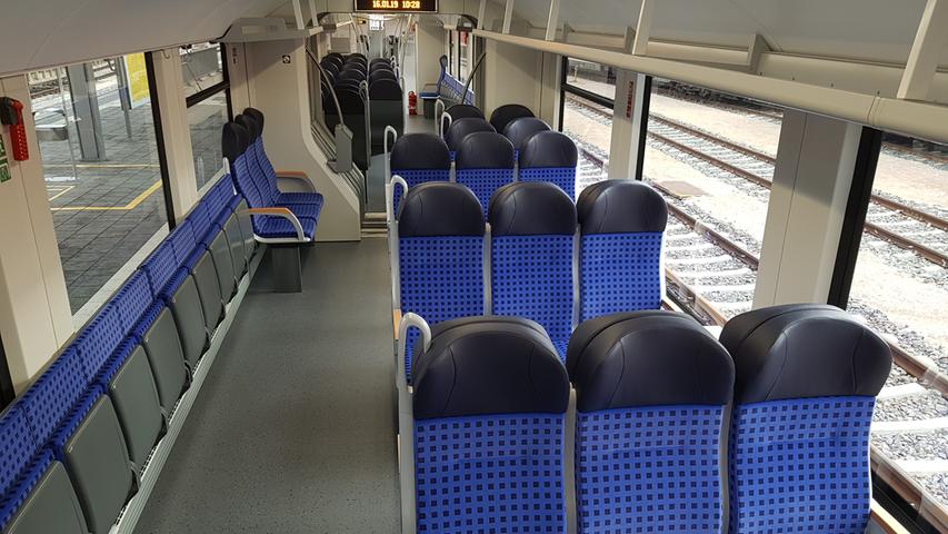 170 Sitzplätze: Das sind die neuen Züge der Mittelfrankenbahn