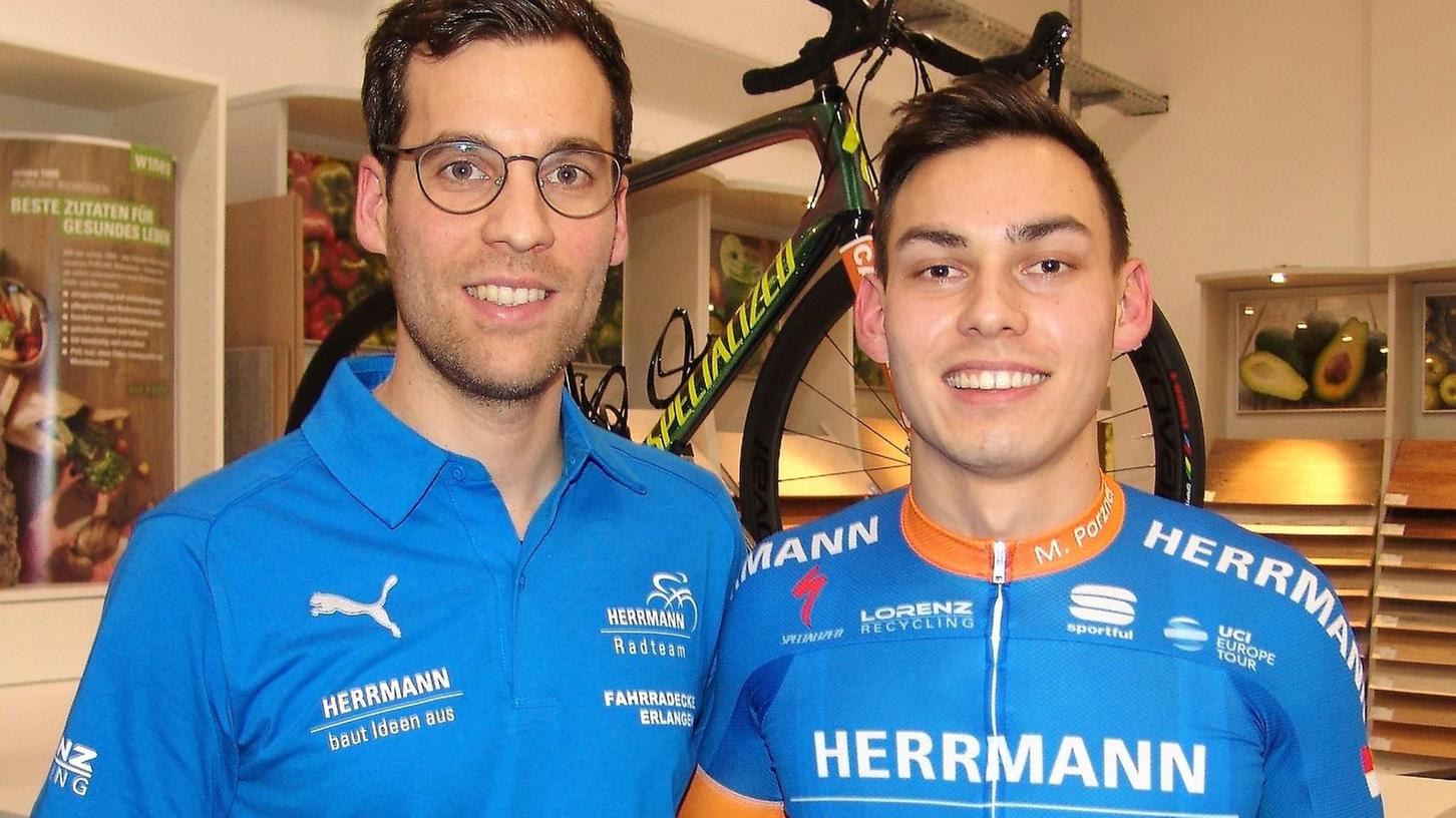 Herrmann Radteam startet mit den Profis durch