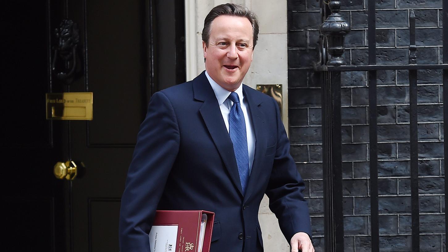 David Camerons Abgang mit guter Laune - der hohe Symbolkraft hat.