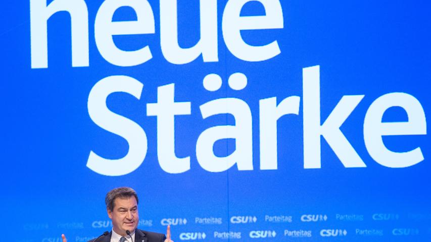 Markus Söder zur Zukunft der Partei: "Lässig und nicht spießig, das ist der neue Sound der CSU. Wir wollen nicht dem Zeitgeist hinterherlaufen, wir müssen ihn prägen."