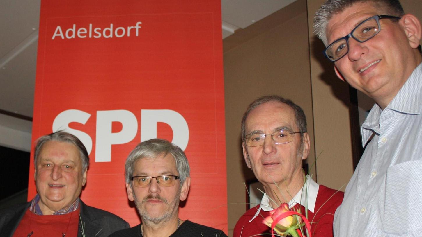 Für langjährige Treue zur SPD geehrt