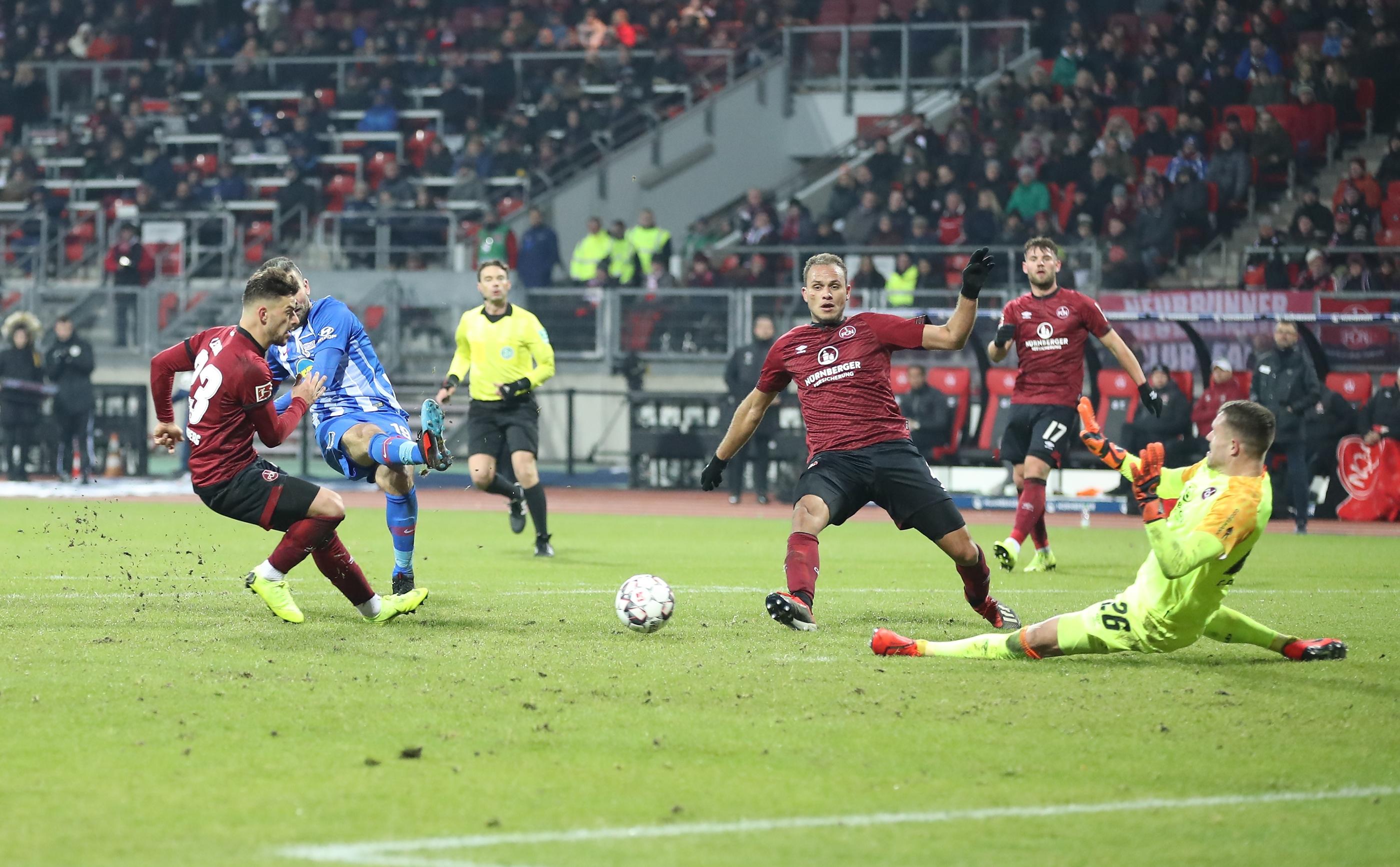 ... bleibt die Hertha auch in dieser Phase das gefährlichere Team.