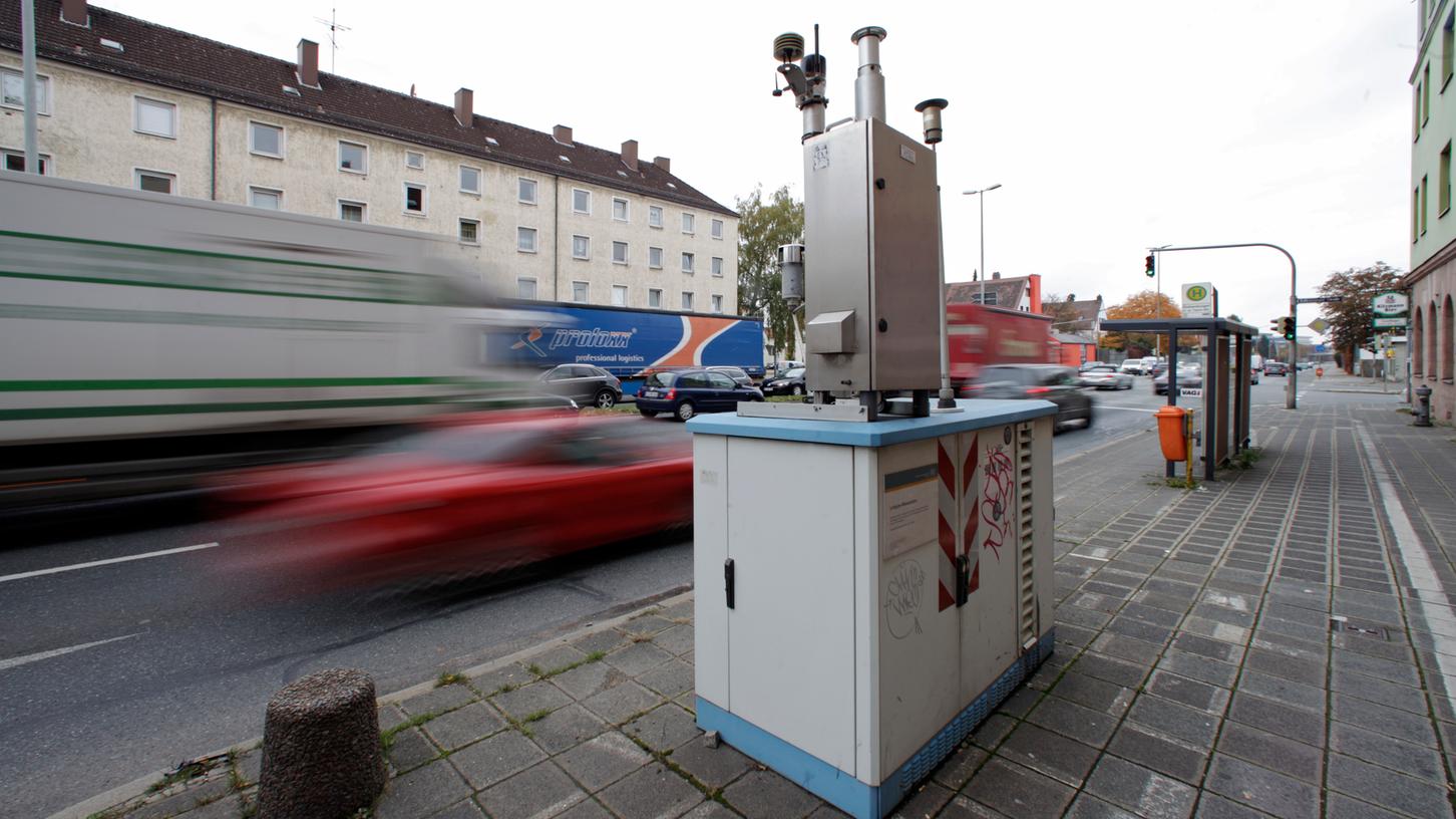 Auch in Nürnberg: Stickoxid-Grenzwert deutlich überschritten