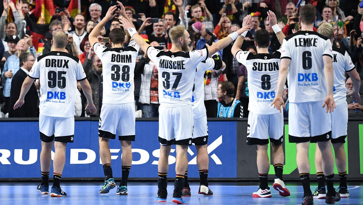 Heiß aufs Halbfinale: Die deutschen Handballer wollen auch gegen Norwegen ungeschlagen bleiben.