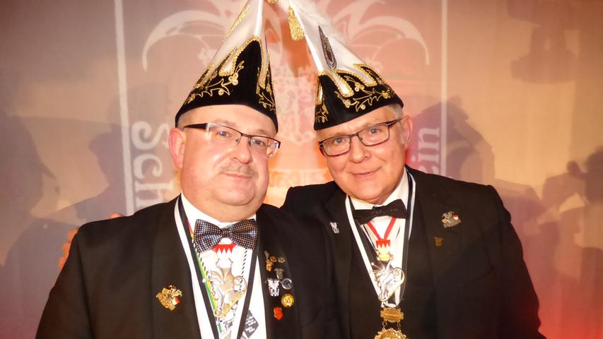 Die beiden neuen Ehrensenatoren Michael Pöhlein und Reinhardt Ritter (v.l.).