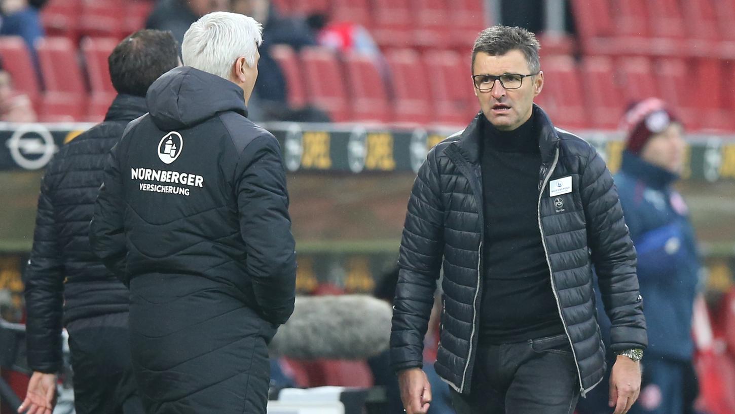 Sportvorstand Andreas Bornemann und Trainer Michael Köllner mussten in Mainz den nächsten Rückschlag hinnehmen.