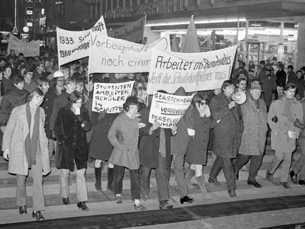 5. Februar 1969: Protest gegen die Vorbeugehaft