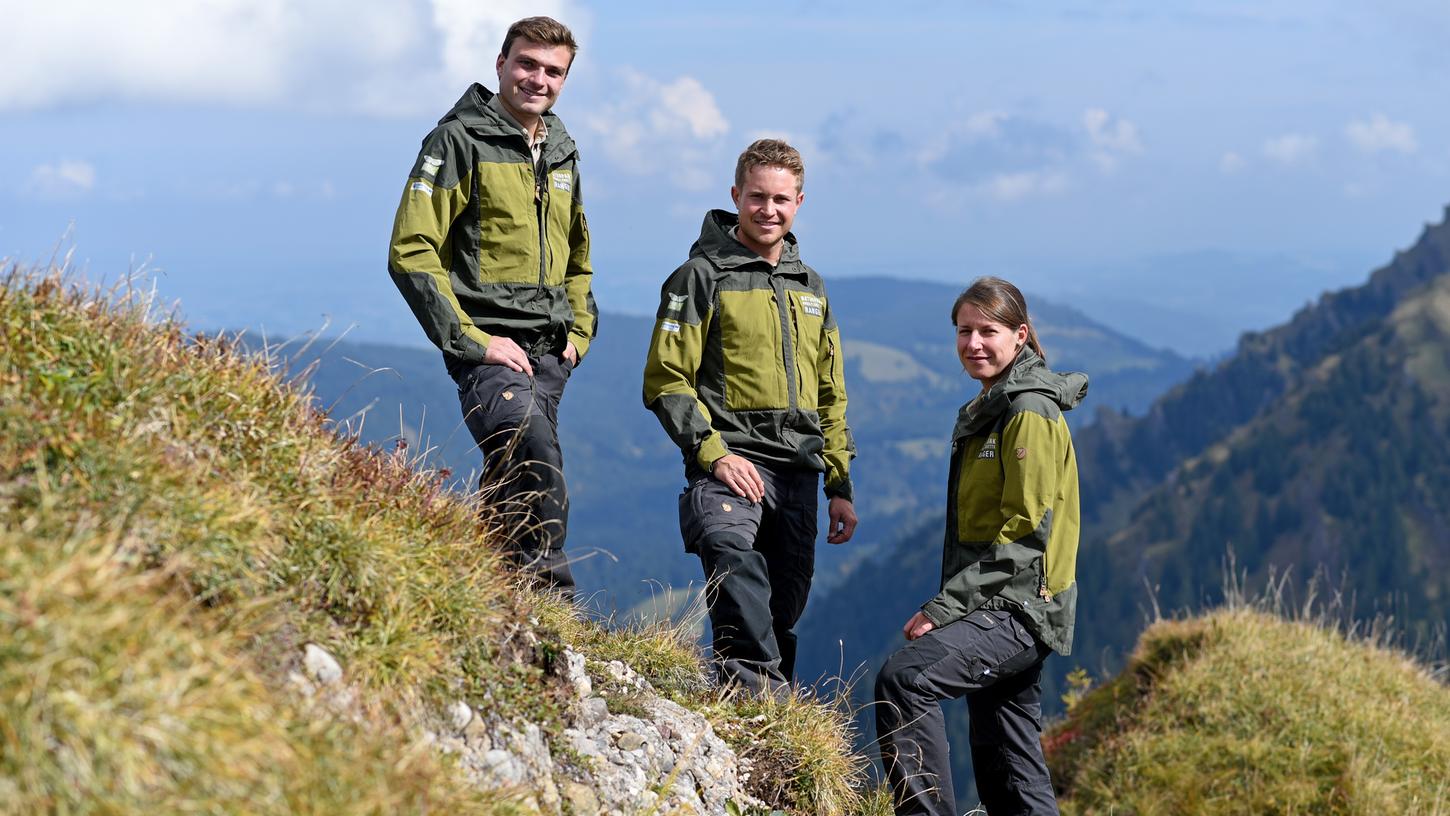 Der Naturpark Nagelfluhkette in den Allgäuer Alpen ist bislang der einzige, in dem schon Ranger in Dienstkleidung im Einsatz sind. Die Kleidung der Ranger im Altmühltal soll ähnlich aussehen.